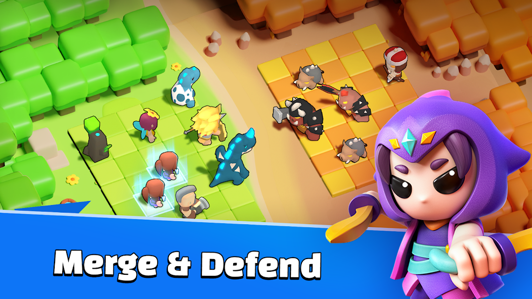 Merge War gameplay screenshot 2